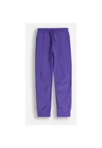 Pantaloni de trening din bumbac cu model uni
