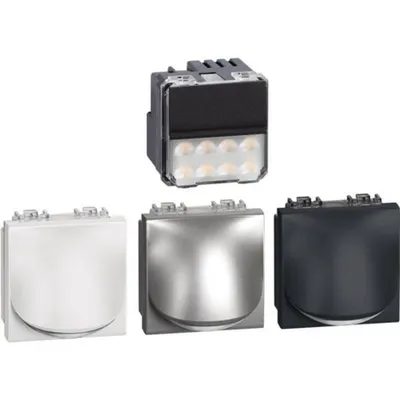 Lampa direc tionala LiVing Light - 70 lumeni - Crom mat - 2 module