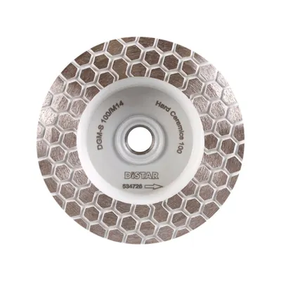 Disc cupa diamantat DiStar DGM pt. slefuiri Placi ceramice dure, diam. 45mm, gran. 60, ax M14 - DiStar-17483524005