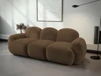 Canapea bubble Zenvia plusata maro