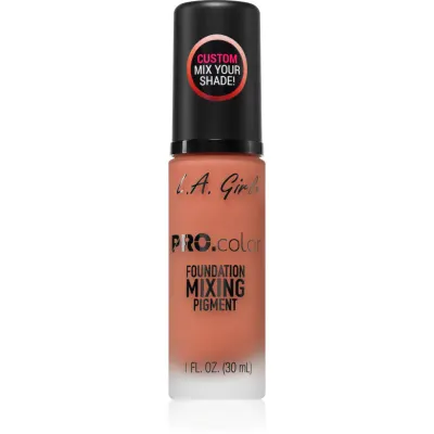 L.A. Girl Cosmetics PRO. Color pigment colorant pentru machiaj culoare Orange 30 ml