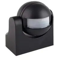 Senzor de Miscare, 180 Grade, Rotund, Aplicat, Negru, Z-tools