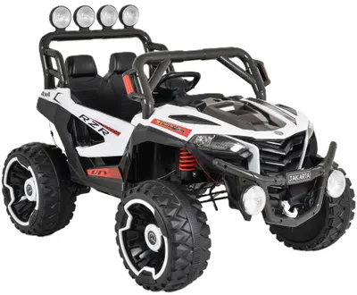 Mașinuță electrică jeep Moni - Jakarta BLK-819, alb