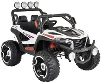 Mașinuță electrică jeep Moni - Jakarta BLK-819, alb