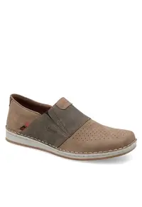 Pantofi barbati - bej - material sintetic