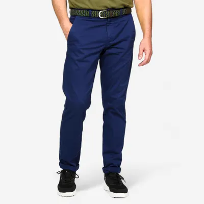Pantalon chino golf bumbac MW500 Albastru Bărbați