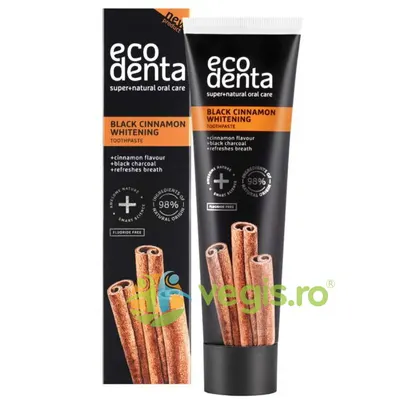 Pasta de Dinti pentru Albire cu Scortisoara si Crabune Negru 100ml