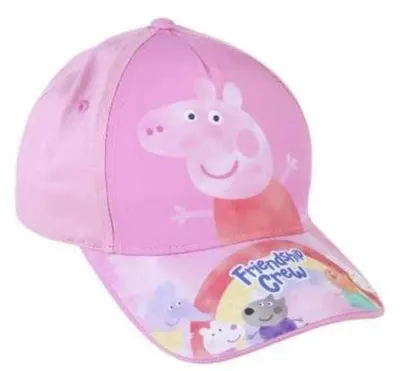 Șapcă cu cozoroc Cerda - Peppa Pig, 51 cm, 4+, roz deschis