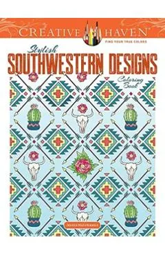 Creative Haven Stylish Southwestern Designs Coloring Book