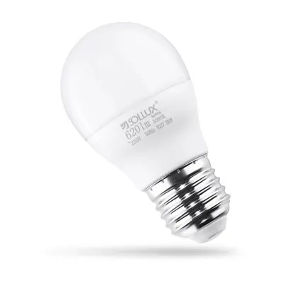 Bec LED E27, cu lumină albă caldă 7,5 W – Sollux