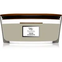 Woodwick Fireplace Fireside lumânare parfumată cu fitil din lemn (hearthwick)