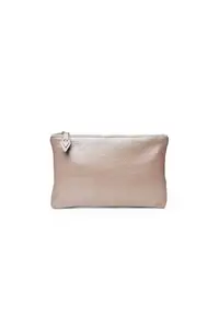 Portfard piele - St. Moritz - grej sidef - 23 x 3 x 15 cm