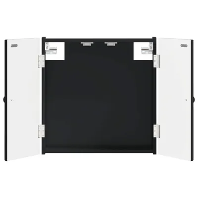 vidaXL Cabinet pentru ținte de darts BREDA Negru 52,5 x 10,5 x 53,5 cm