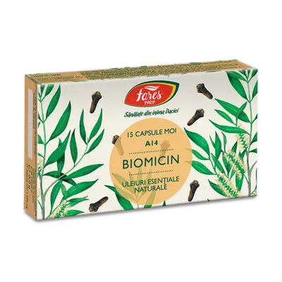 Biomicin, A14, Fares | 15 capsule moi