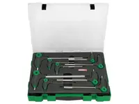 Set 9 chei imbux hexagonale torx cu maner in T 2-10mm, Toptul