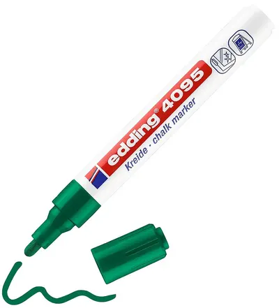 Marker cretă Edding 4095 - verde