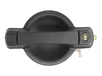Maner usa Dreapta Fata potrivit FIAT DOBLO I 2001-2010 - (exterior, cu gaura pentru incuietoare; negru)