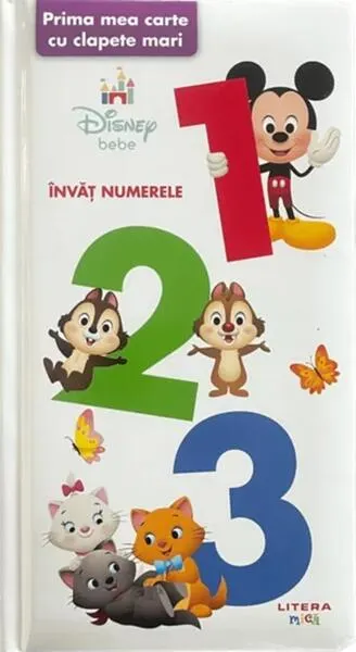 Disney Bebe. 123. Prima mea carte cu clapete mari - Board book - Disney