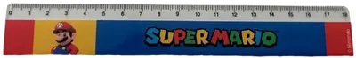Rigla Panini Super Mario - Colore, 18 cm