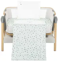 Set de somn pentru bebelusi 5 piese KikkaBoo - Bear with me, Mint, pentru patut mini