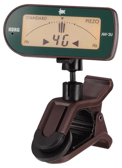 Tuner pentru ukulele Korg - AW-2U, cu clemă