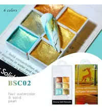 Set 6 Acuarele Pictura BSC02