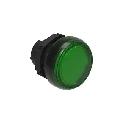 Cap Lampa Semnalizare Ø22mm Platinum Series, Green. Without Mounting Adapter