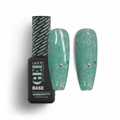 Oja Semi GELlack 2M Hema Free Milky Rubber Base with Flakes Nr. 08