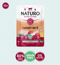 Naturo Adult Cat Mousse cu Curcan 85g