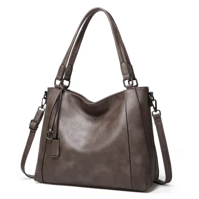 Geanta dama Janet GT811, model gri inchis - maro