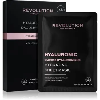 Revolution Skincare Hyaluronic Acid set de măști textile pentru hidratare intensa