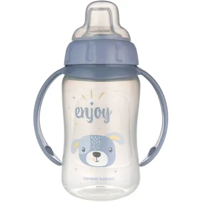 Canpol babies Cute Animals Training Cup cană pentru antrenament Dog 6m+ 1 buc