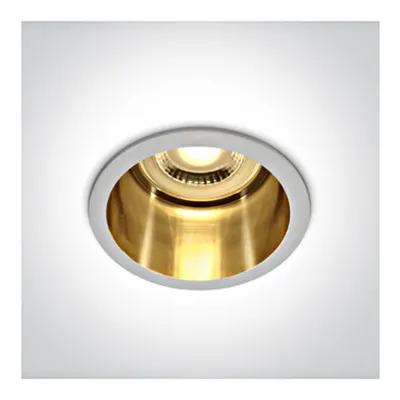 Giro D8 GU10 50W 220-240V IP20 alb-gold