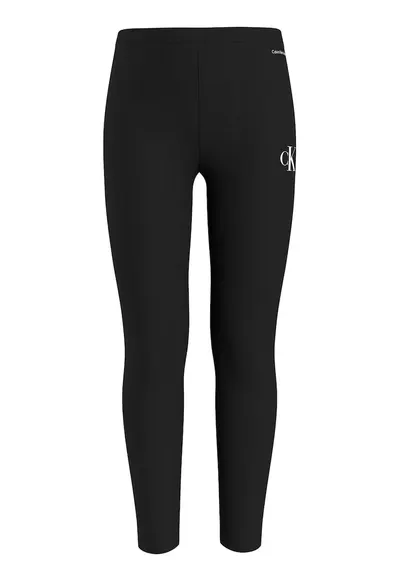 Colanti cu imprimeu logo - Negru