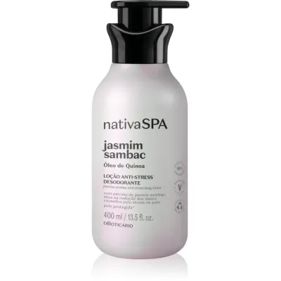 oBoticário Nativa SPA Jasmim Sambac lapte de corp calmant 400 ml