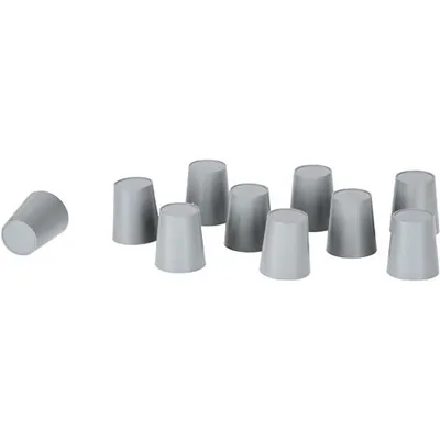 Dop mic din cauciuc, pentru eprubete, 14x18x20 mm, laborator scolar, uz didactic