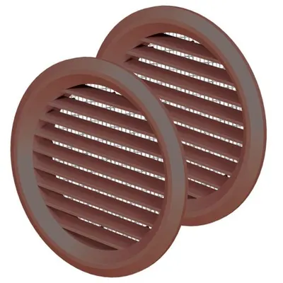 Set 2 grile usa diam 50mm, maro inchis MV 50/2bvs maro