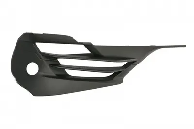 Element bara fata dreapta cu locas proiector cu orificii pentru senzori de parcare, plastic, negru potrivit BMW 2 Active Tourer F45, F46 01.18