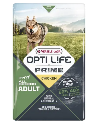 VERSELE-LAGA Opti Life Prime Adult Chicken Hrana uscata pentru caini adulti, cu pui 2,5kg