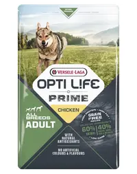 VERSELE-LAGA Opti Life Prime Adult Chicken Hrana uscata pentru caini adulti, cu pui 2,5kg