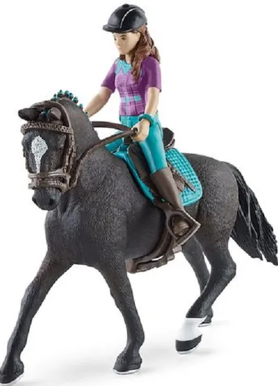 Set de joaca Schleich Horse Club - Clubul de echitatie Lisa si Furtuna