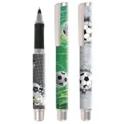 Roller Cresco GoPen 202001-E, 0. 7mm, corp plastic diverse culori, model Fotbal