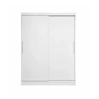 Dulap RODOS 01, usi glisante, alb, 150x60x200 cm