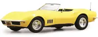 Model de colecție NOREV Contemporary: Automobile - Chevrolet Corvette Convertible 1969 Daytona Yellow