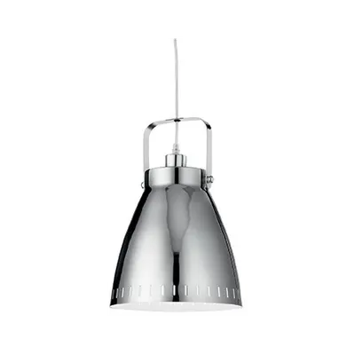 Pendul Presa Mare, 1 bec, dulie E27, D:270 mm, H:450/1250 mm, Crom