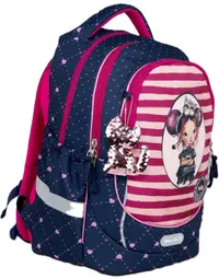 Rucsac cu fund rigid Belmil Miia - Violet, 2 compartimente