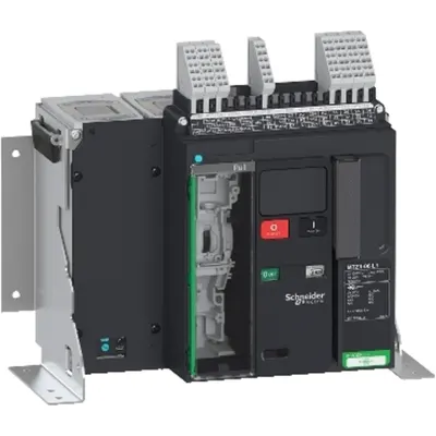 Intreruptor Masterpact MTZ1 06L1, 630 A, 4P fix, fara Micrologic