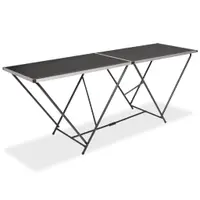 Gossi masa de lipire pliabila, 200 x 60 x 78 cm, mdf si aluminiu
