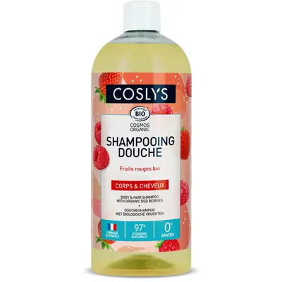 Gel de Dus si Sampon Bio cu Fructe de Padure Format Maxi 1L