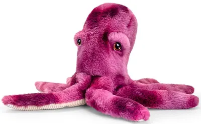Jucarie ecologica de plus Keel Toys Keeleco - Caracatita, 25 cm
